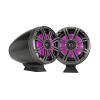 KICKER 6.5" 195W Max OEM Replacement Multicolor LED Charcoal Boat Audio Speakers (2 Pair), 6.5" Flat Mount Coaxial Black Marine Loaded Tower Speakers w/Multicolor LEDs (2 Pair), LED Remote Control view 4