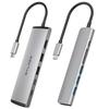 1pc 4-in-1 USB C to Ethernet Adapter & 1pc 7 in 1 USB-C Hub view 1