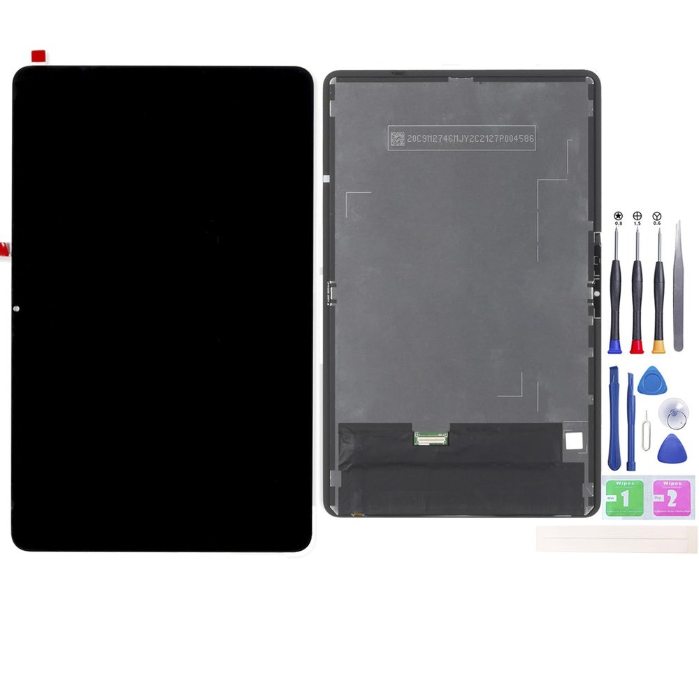 Jinyan LCD Screen for Ho-nor Pad 8 HEY-W09 HEY-AL09 LCD Display + Outer Glass Touch Screen Digitizer Full Assembly Replacement (Black)