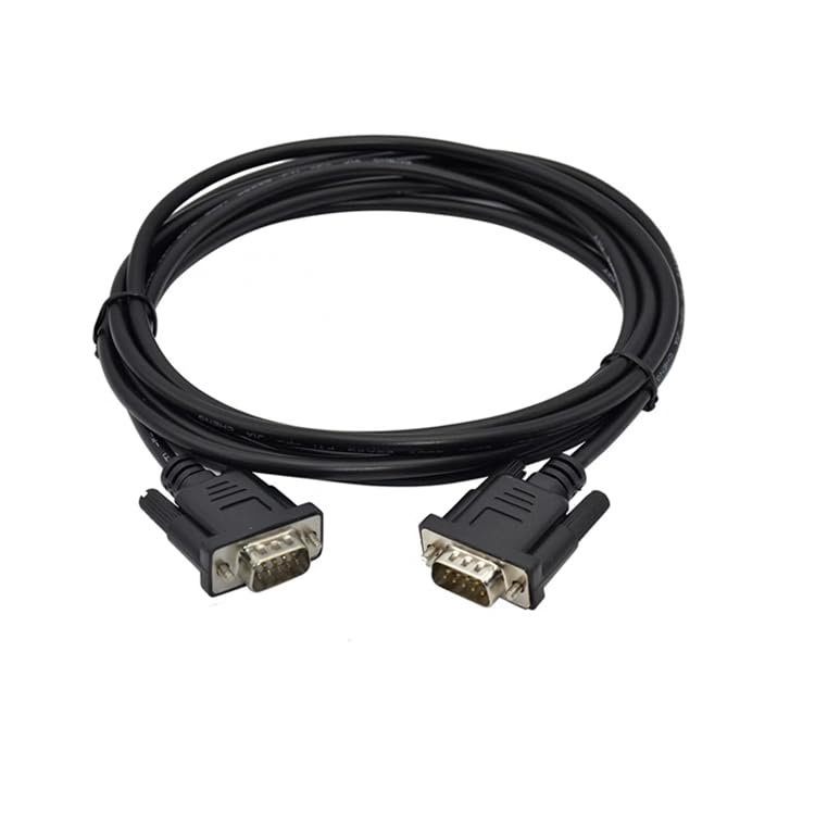 Compatible PV/PL-CP1H PLC Cable PV PL Touch Panel Connection CP1H,CP1L,CP1E,CQM1H,CPM2C Series Black : 5 Meter