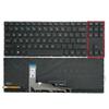 Laptop Replacement Keyboard Compatible for HP OMEN 15-EN 15-EK TPN-Q238 TPN-Q236 15-EN0000 15-EN1000 V193446CS1 US Layout White Backlit view 1