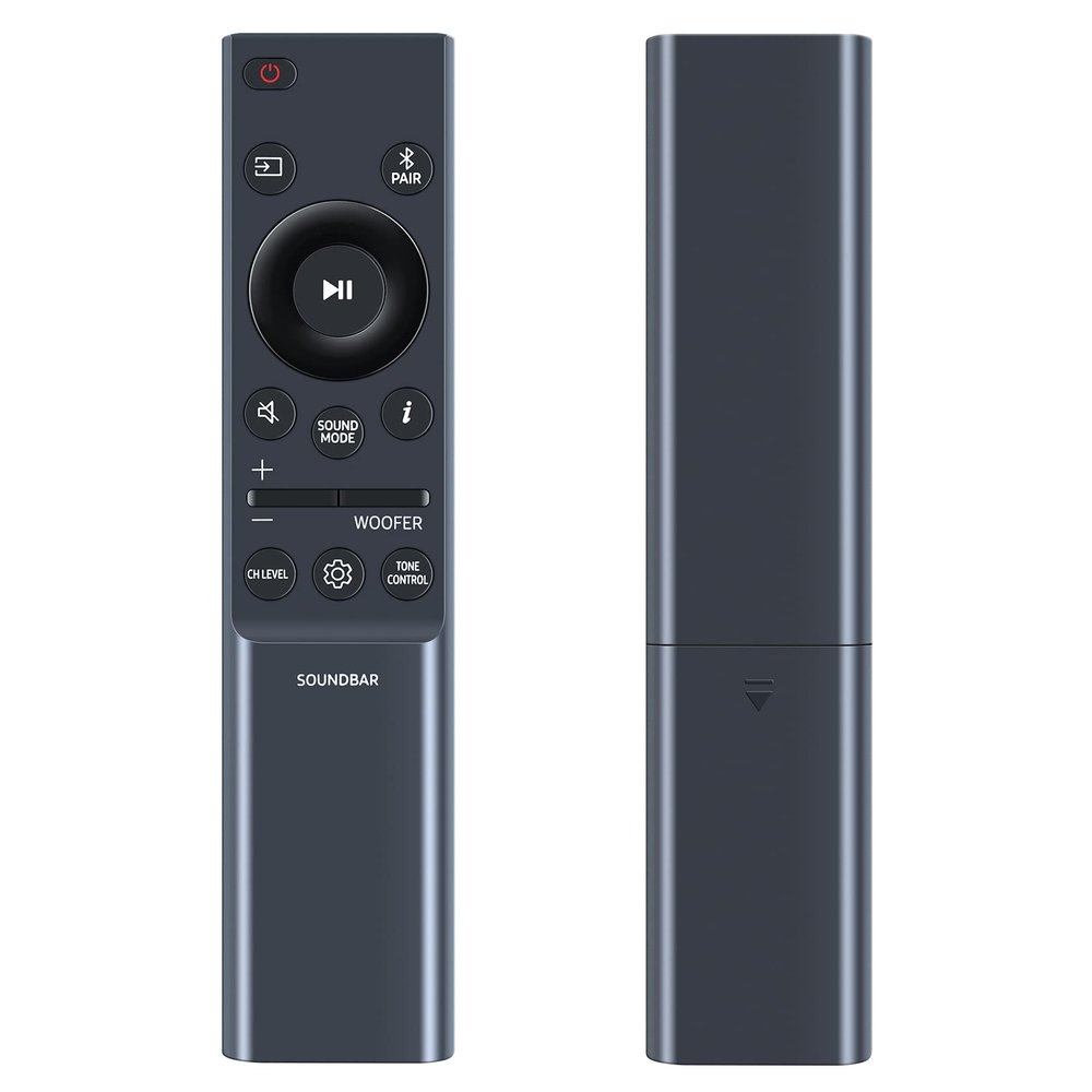 AH81-15498A AH81-15047A Replacement Soundbar Remote Control for Samsung Sound Bar HW-B550 HW-B53M HW-B53C HW-B530 HW-B450 HW-B650 HW-B43C HW-B63C HW-B63M HW-B67C HW-B45E HW-B67E HW-B430 HW-B440 HW-Q60