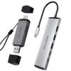 1pc 2 in 1 SD Card Reader & 1pc 7 in 1 USB-C Hub view 1