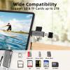 1pc 2 in 1 SD Card Reader & 1pc 7 in 1 USB-C Hub view 4