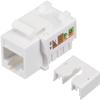 XYWHPGV CAT5e Network Information Module Connector Jack Insert Adapter White(f06d5 aceeb 2dbb2 764dc 1813a 1ff60 view 1