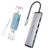 1pc 7 in 1 USB-C Hub & 1pc SD Card Reader view 1
