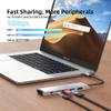 1pc 7 in 1 USB-C Hub & 1pc SD Card Reader view 3