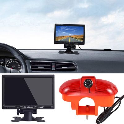 HD Reversing Camera with 7 Inch LCD Monitor Replacement for Vauxhall Opel Movano Kipper Combi X70 MK/Movano A/Renault Master Kasten lI/Mascott/Fiat Scudo/Peugeot Expert 224 222 VF3/Interstar