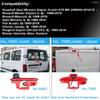 HD Reversing Camera with 7 Inch LCD Monitor Replacement for Vauxhall Opel Movano Kipper Combi X70 MK/Movano A/Renault Master Kasten lI/Mascott/Fiat Scudo/Peugeot Expert 224 222 VF3/Interstar view 2