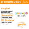 18DECOFUS (3pcs) Human Kind Be Both Sticker, Teacher Sticker, Inspirational Sticker, Mental Health Sticker, Vinyl Be Kind Decals for Laptop Water Bottle, Christmas Sticker, Christmas Gifts (Size 2") view 3