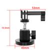 NovelGoal D43 Magnetic Base Suction Cup Mount Camera Holder Adapter Compatible with Go-pro 12 11 10 for Car Photo Vlog (Black,with Screw 53mm) view 2