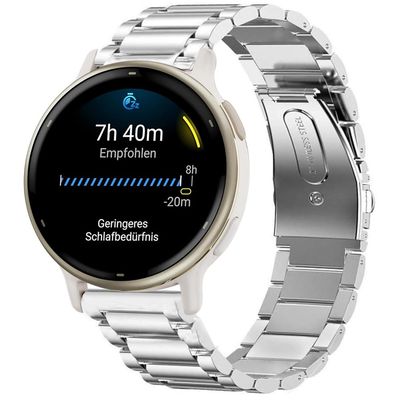 Compatible for Garmin vivoactive 5 Band, Lamshaw 20mm Quick Release Stainless Steel Metal Replacement Straps Compatible with Garmin vvoactive 5/Approach S12/Approach S40/Approach S42/D2 Air/D2 Air