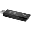ADATA SSD External 500GB SC610 Read Speed 550MB/s USB 3.2 Gen 2 USB-A SC610-500G-CBK/RD view 4