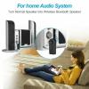Sasmeooki Bluetooth Transmitter Receiver Wireless Adapter: 3.5mm Aux Jack Stereo Audio Input Output - for TV Car Headphone Speakers view 2