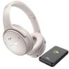Bose QuietComfort Wireless Noise Cancelling Over-Ear Headphones - White Smoke, With Power Bank view 1