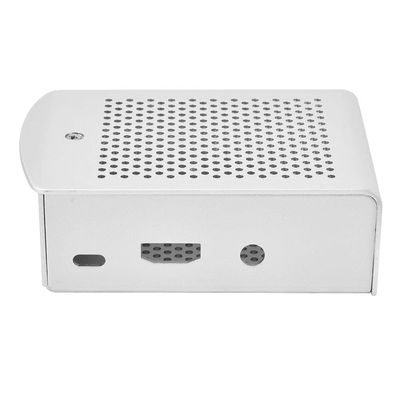 Electronic Protection Box, Aluminium Alloy Case with Cooling Bracket Fit for Raspberry Pi 3 (silver)