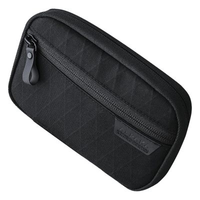 ALPAKA Admin Pouch - Convenient Zippered Memory for Electronics, Cables and Compact Tool Sets - Use as Daily Emergency Kit - Weather Proof Black X-Pac VX42 Fabric