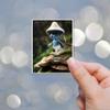 3.25" Trending Smurf Cat Social Media Viral pic 2023 laminated laptop sticker view 2