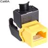 XYWHPGV Cat6A Jack RJ45 Module - Cat6A Network Coupler Punch Adapter Yellow(107f9 077b5 4006b 673fe 58406 98012 view 2
