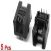 XYWHPGV 5pcs RJ11 PCB Mount Black Modular Jack 6P6C Phone Plug Connector(024b3 ea5e8 65ab2 abe0c 622be e56c4 view 2
