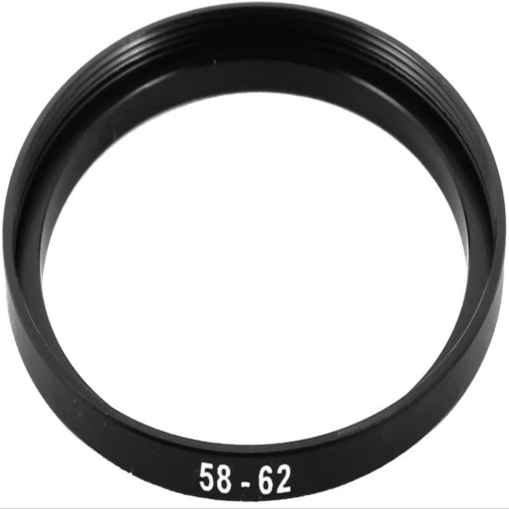 XYWHPGV 58mm-62mm 58mm to 62mm Step Up Ring Filter Adapter for Camera(90f55 3eca0 83bb2 81597 80b67 1134e