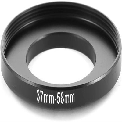 XYWHPGV 37mm-58mm 37-58mm Aluminum Step Up Adapter Ring for Digital Camera(95b19 e0da7 6e6f1 ce197 e5212 978a9