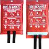 WUERLI Fire Blanket for Home and Kitchen,40" x 40",2 Pack,Emergency Fire Blanket view 1