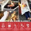 WUERLI Fire Blanket for Home and Kitchen,40" x 40",2 Pack,Emergency Fire Blanket view 2