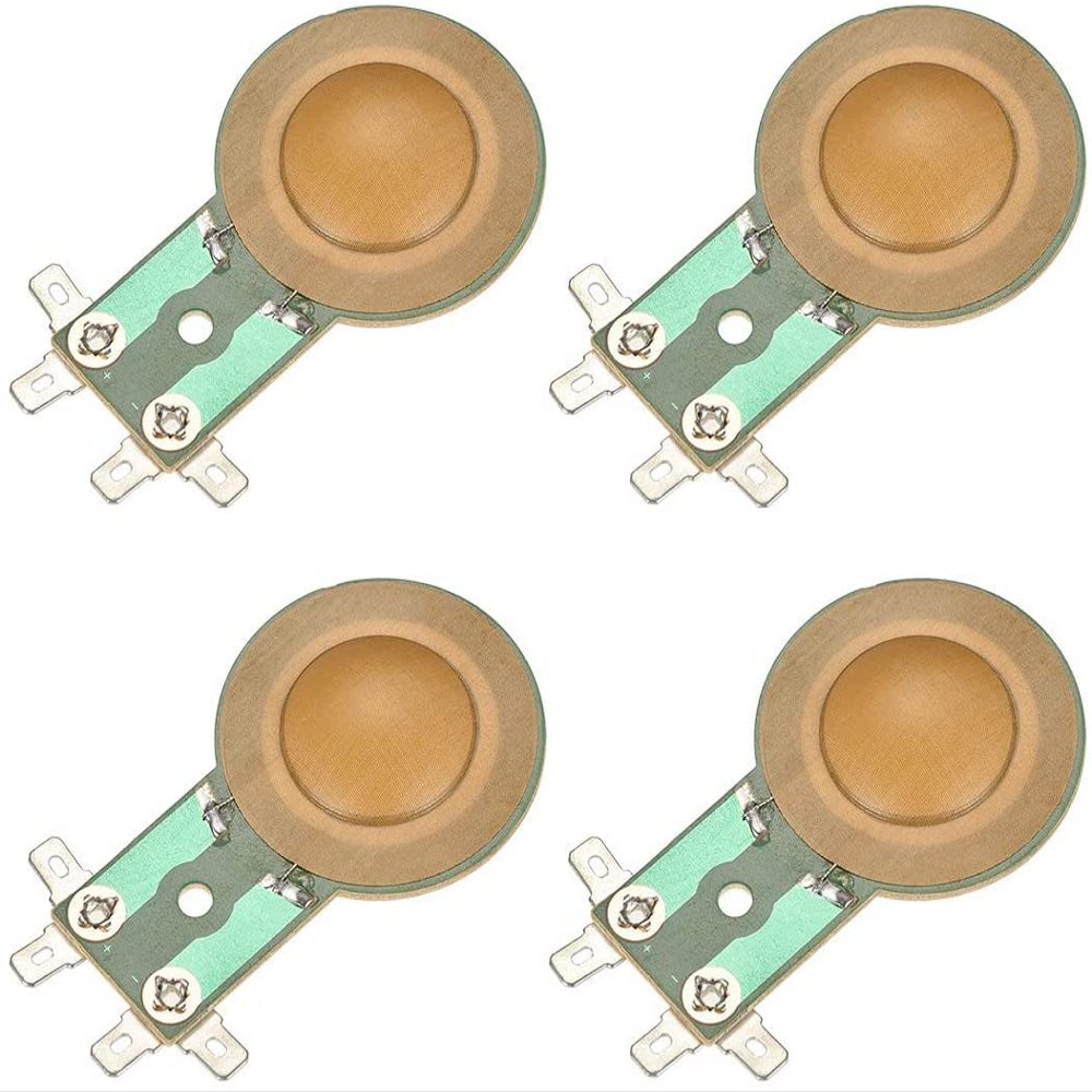 XYWHPGV 25.5mm Tweeter Voice Coil Audio Speaker Resin Membrane Drive Head 8 Ohm 4pcs(44971 f8852 2b72e f6026 518dc 4f825