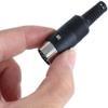 XYWHPGV Pair Black DIN 8 Pin Female + Male Adapter Socket Audio AV Connector(f148b cde81 74178 61297 599d9 2fb78 view 3