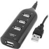 XYWHPGV PC High Speed 4 Port USB 2.0 Hub Cable Black (708f1 71a5a a6948 fd80d cdfc4 d7ebd view 1