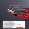 MOSWAG 1/4 inch TRS to Dual RCA Audio Cable,Gold Plated Copper Shell Heavy Duty 6.35mm 1/4 inch Male TRS to 2 RCA Male Stereo Audio Y Splitter Cable-16.5FT/5M view 3