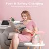 COLSUR Bluetooth Speaker, Magnetic Wireless Charger, Bluetooth Speakers with Night Light, 2 in 1 Wireless Charging Station for iPhone 17/16/15/14/13/12 Series, AirPods Pro 2/4/3/2Gift Ideal (Pink) view 2