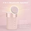 COLSUR Bluetooth Speaker, Magnetic Wireless Charger, Bluetooth Speakers with Night Light, 2 in 1 Wireless Charging Station for iPhone 17/16/15/14/13/12 Series, AirPods Pro 2/4/3/2Gift Ideal (Pink) view 3