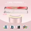 COLSUR Bluetooth Speaker, Magnetic Wireless Charger, Bluetooth Speakers with Night Light, 2 in 1 Wireless Charging Station for iPhone 17/16/15/14/13/12 Series, AirPods Pro 2/4/3/2Gift Ideal (Pink) view 4