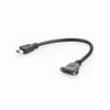 GXMRHWY HDMI Panel Mount Male to Female with Screws Network Ethernet Extension Cable Data Transmission 30CM view 1