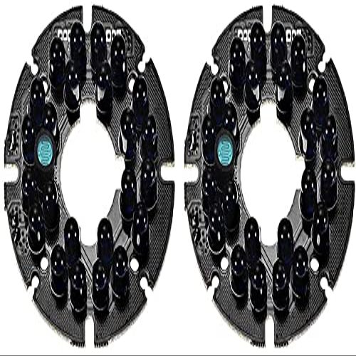 XYWHPGV 24 LEDs 850nm IR Infrared Board 60 Degrees Round Plate IR Illuminator Board Bulb for CCTV Security Camera 2pcs(d9755 37c1d 1e5d9 592e7 34dbd 58451