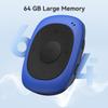 AGPTEK 64GB Clip MP3 Player with FM Shuffle, Portable Music Player with Sweatproof Silicone Case for Sports view 2