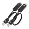 eppfun CS500AB Wireless HDMI Transmitter and Receiver, 5G WIFI/1080P HD Wireless HDMI Extender Adapter 165FT/50M Range for Streaming Video/Audio from Laptop/PC to TV/Projector/Monitor (Black) view 1