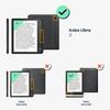 enoxboo Case for Kobo Libra 2 (2021 Release), Comes with a Sleeve Bag, Soft TPU Protective Back Transparent Cover for 7" Kobo Libra 2 eReader view 2