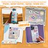 18DECOFUS (3pcs) Emotional Support Water Bottle Stickers, Christmas Stickers, Mental Health Stickers, Water Assistant Motivational Sticker for Laptop Phone Water Bottle, Christmas Gifts (Size 3") view 4