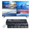LUKFOCAB HDMI Multi-Viewer 4X1, Seamless Switcher 4 in 1 Out, Quad Multi Viewer Switcher with IR Remote, Supports 4K 30Hz, 5 Display Modes for Security Camera, Gaming Consoles view 1