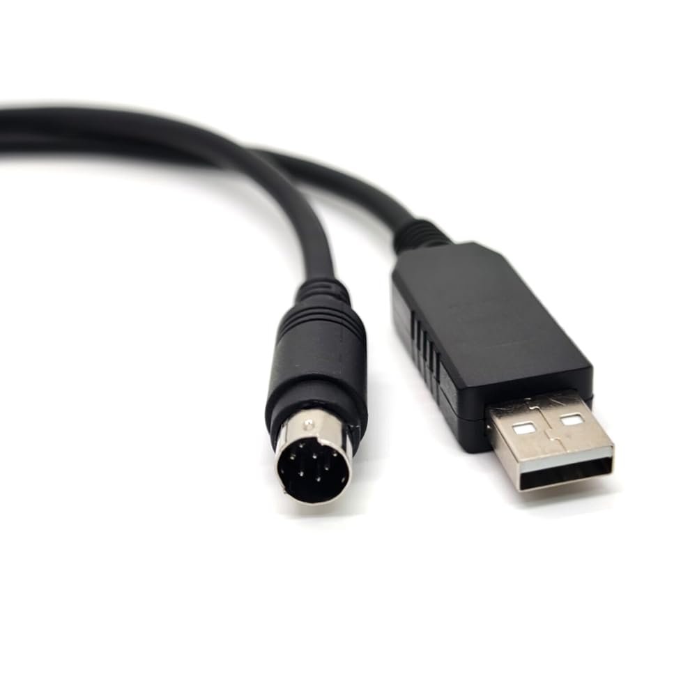 GXMRHWY USB to Mini Din 8 Pin Male with Chipset Programming Cat Cable 1.8Meter