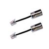 Lativu Phone Cord Detangler for Desk Phone, 2 Pack 360 Degree Rotating Telephone Cord Detangler Swivel Cord, No Tangle Phone Cord for Landline view 1
