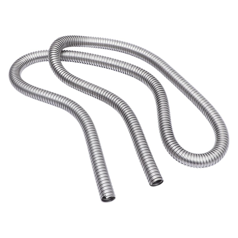UKCOCO Cable Protector Stainless Steel Hose Wires from Pets Automotive Wire Wrap Car Protector Hose Cord Protector Cable Sleeve Wire Loom Tubing Wire Cover Ripple Marine Line