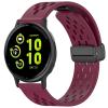 Compatible with Garmin Forerunner 165 Bands, Lamshaw 20mm Breathable Soft Silicone Magnetic Butterfly Clousure Sport Replacemet Band Straps Compatible with Garmin vivoactive 5/Approach S12/Approach view 1