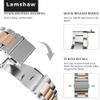 Compatible for Garmin vivoactive 5 Band, Lamshaw 20mm Quick Release Stainless Steel Metal Replacement Straps Compatible with Garmin vvoactive 5/Approach S12/Approach S40/Approach S42/D2 Air/D2 Air view 4
