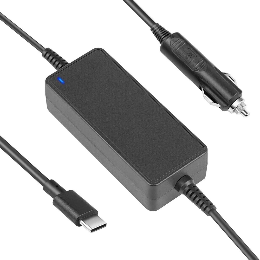 AMSK POWER Car Charger for HP Pavilion Plus 14t-eh100, 14" 14-eh0097nr, 14 Laptop 90W Type-C