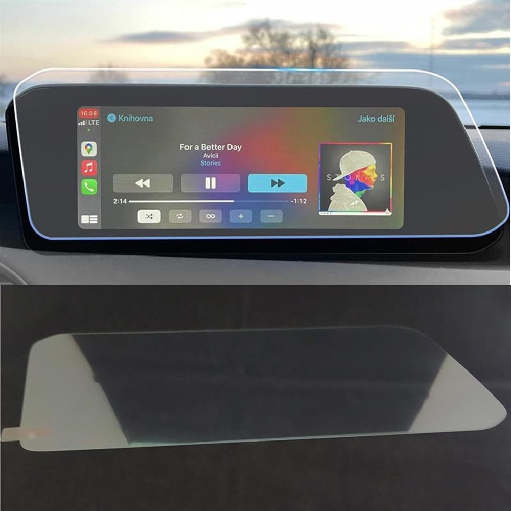UNKOMN Screen Protector Tempered Glass Screen Protector for mazdas 3 2020-2021 8.8 inch Car infotainment Radio GPS Console Navigation Protective Film (Color : Left Hand Drive)
