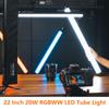 2 Pack 20W RGB Light Stick Wand, 1920LM LED 2500K-8500K Photography Lighting Tube, Smartphone App 26 Lights Effect for Video Conference Shooting YouTube Studio, Live Game Streaming, Vlogg view 2
